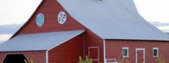 Red Barn Metal Roof | Piedmont Roofing